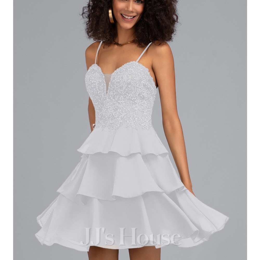 White Homecoming Or Bridal Dress